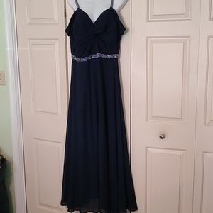 Navy blue formal dress